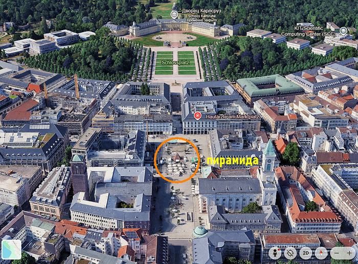 ����� �������� �� Google Earth � ������������ ��������