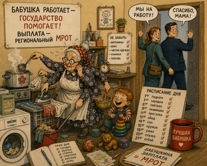 Бабушкина зарплата (и дедушкина)