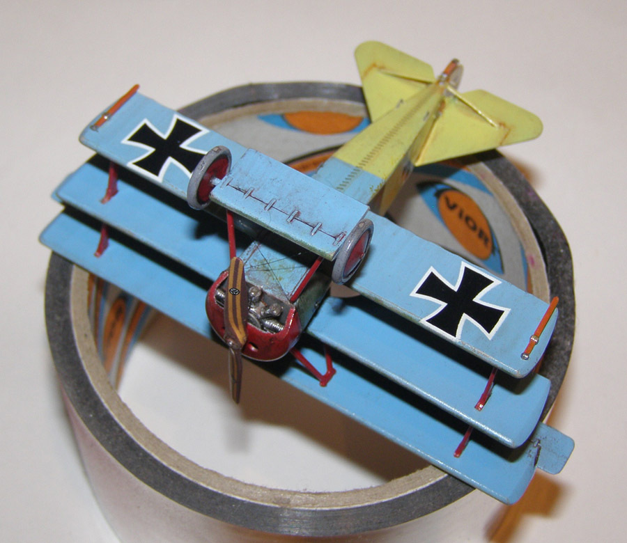 Fokker Dr.I Yellow Baron - My, Stand modeling, Aviation, Military aviation, Scale model, Fighter, Aircraft modeling, Longpost