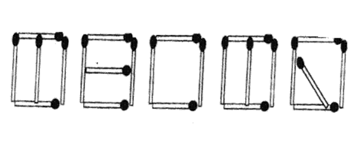 Subtract 8 from 24 matches to get 6 - Головоломка, Task, Matches, Mystery, Logics