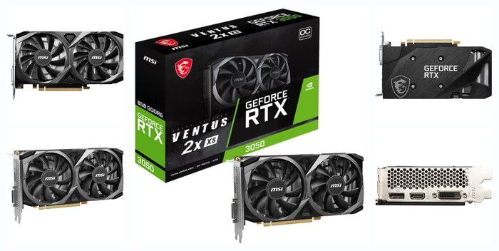 ���������� Msi GeForce RTX 3050 VENTUS 2X XS 8G OC