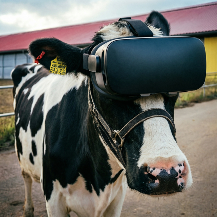 Теперь VR доступен и для домашнего рогатого скота