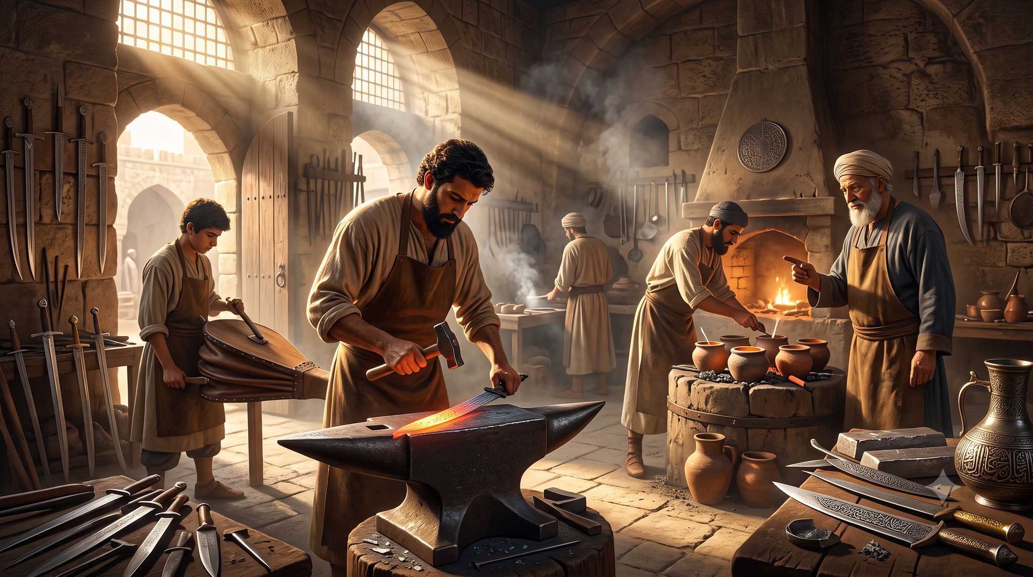 Technological audit of the year 1000: Who had steel and who was still smelting copper - Series The world in the moment, Neural Network Content, Planet Earth, Geography, The Roman Empire, Antiquity, Longpost