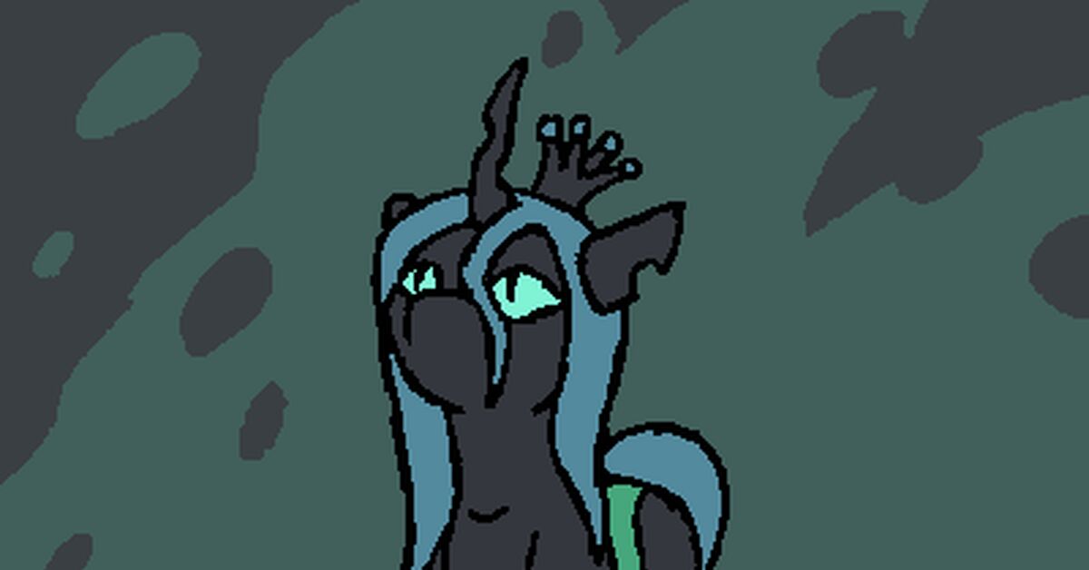 Lightfall - My little pony, Queen chrysalis, Starlight Glimmer, GIF
