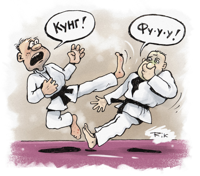 Еще одна старая картинка из серии про спорт.