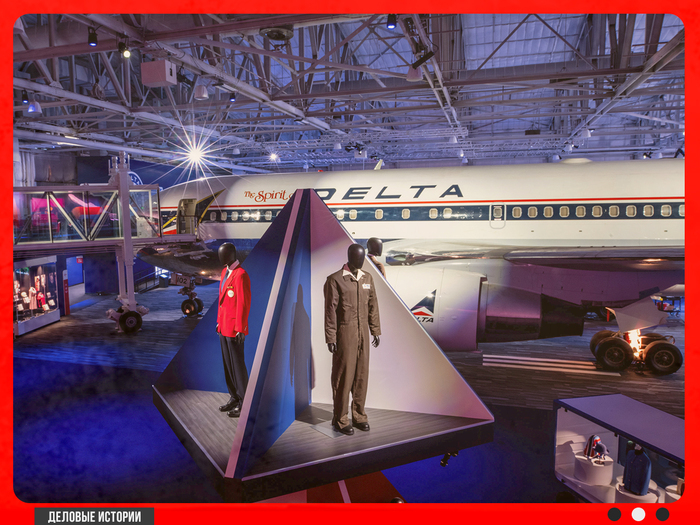 Экспонация «Дух Дельты» в Delta Flight Museum (Источник: Delta Air Lines)