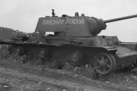 Именной КВ-1 "Александр Невский". Фото: livejournal.