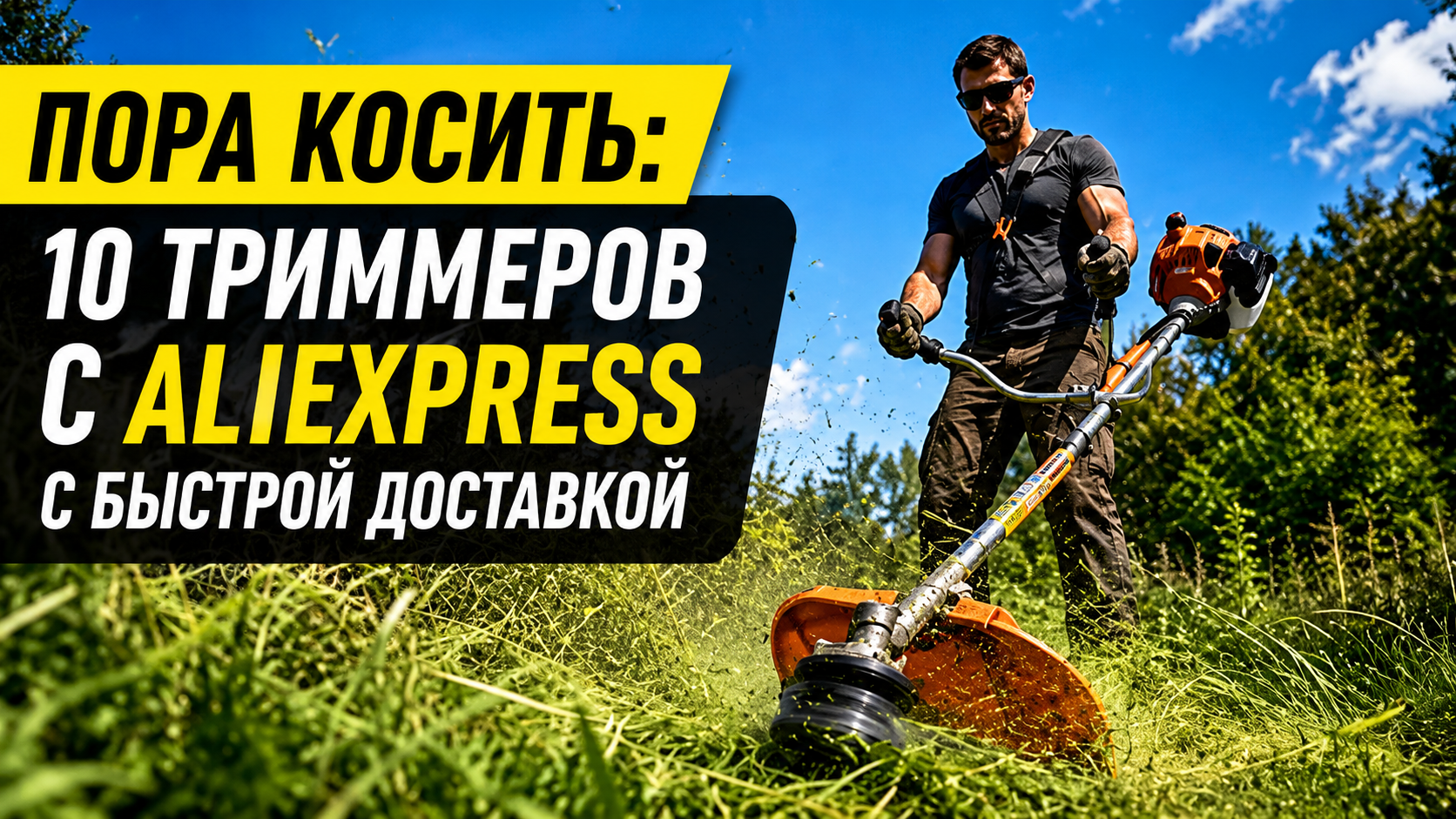 Time to Mow the Patio: 8 Trimmers from AliExpress with Fast Delivery - Series Home Finds with AliExpress by BadMadSam
, Camping, AliExpress, Aliexpress sale, Tools, Repair, Building, Распродажа, Products, Order, House, Chinese goods, Auto, Trimmer, Petrol, Electronics, Travels, Dacha, Garden, Garden, Longpost, 