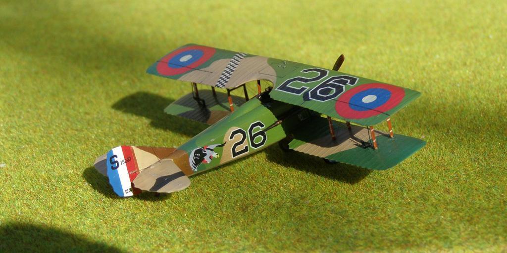 SPAD XIII No. 26 - My, Aviation, Military aviation, Fighter, Aircraft modeling, Stand modeling, Scale model, Longpost