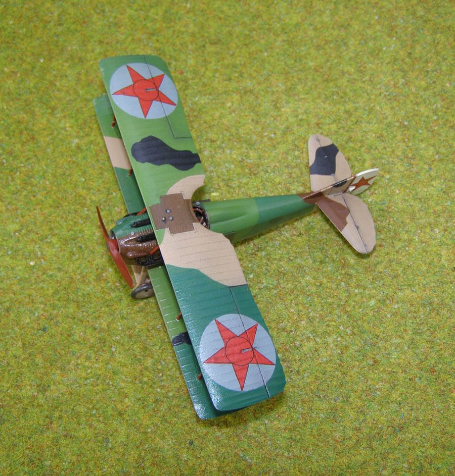 SPAD XIII, pilot A.D. Shirinkin - My, Fighter, Military aviation, Aviation, Aircraft modeling, Stand modeling, Scale model, Longpost