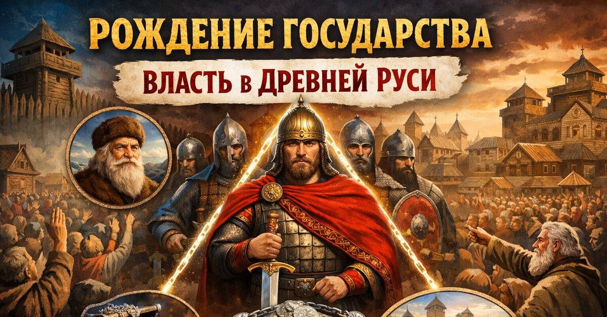 The Birth of the State: Power in Ancient Rus' - Series Historical excerpt, My, История России, Veche, Balance, Prince Vladimir, Video, Rutube, Longpost