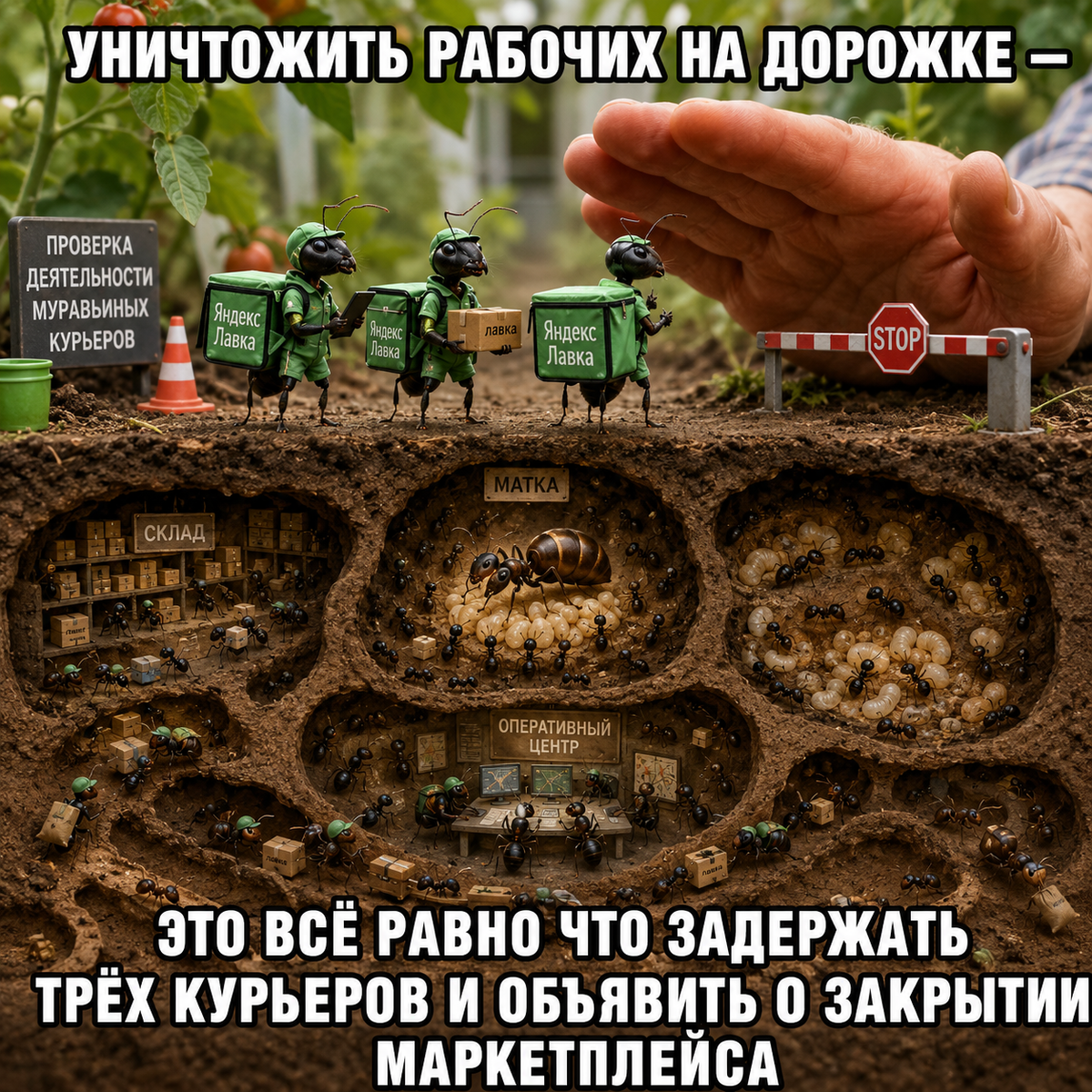 How to get rid of ants in a greenhouse and garden beds: why they come back - Ants, Insects, Arthropods, Animals, Wild animals, Zen, Yandex Zen, Yandex Zen (link), Longpost