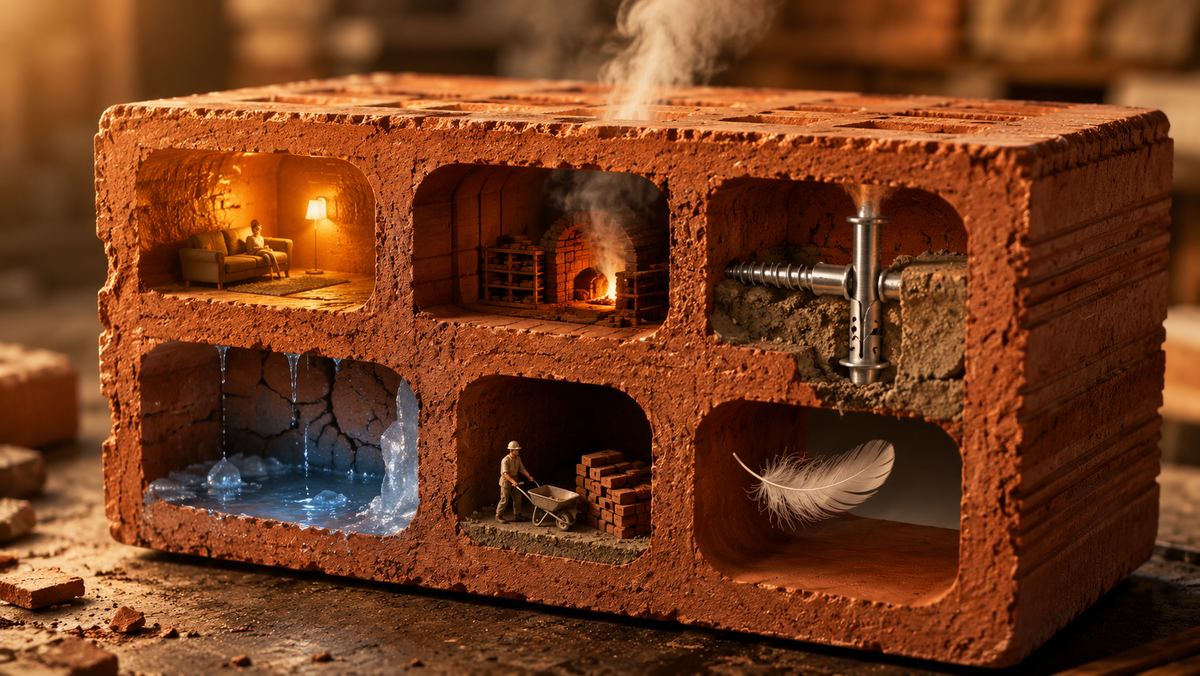 Why are there holes in bricks? Is it true that they make them stronger? - Bricks, Thing, House, Cosiness, Courtyard, Abandoned, Village, Dacha, Garden, Zen, Yandex Zen, Yandex Zen (link), Longpost