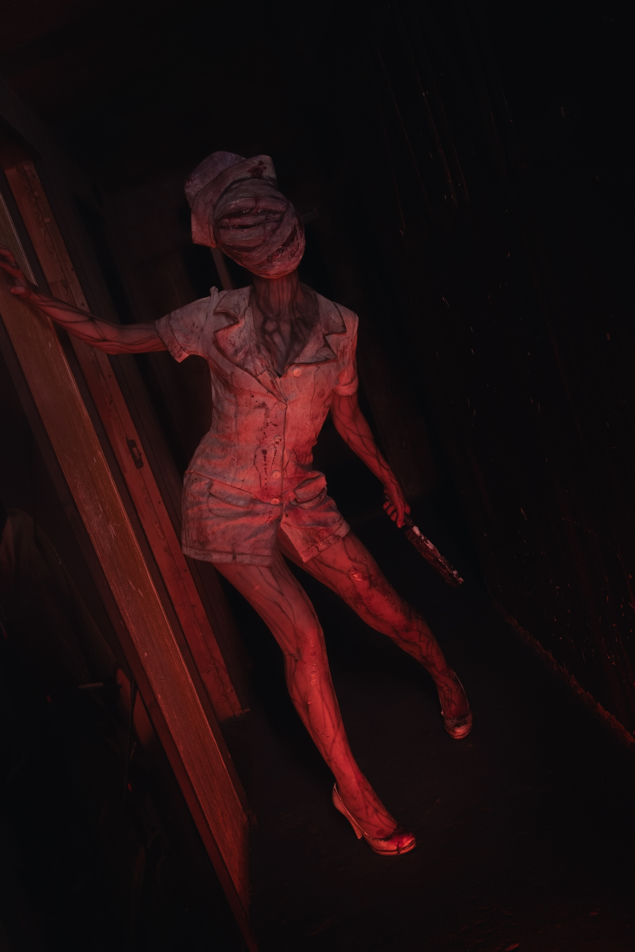 Silent Hill 2 - Beyond the Fog - Series Silent Hill
, My, Cosplay, PHOTOSESSION, Cosplayers, Costume, Kripota, Nurses, Pyramid head, Professional shooting, Silent Hill, Silent Hill 2, Longpost