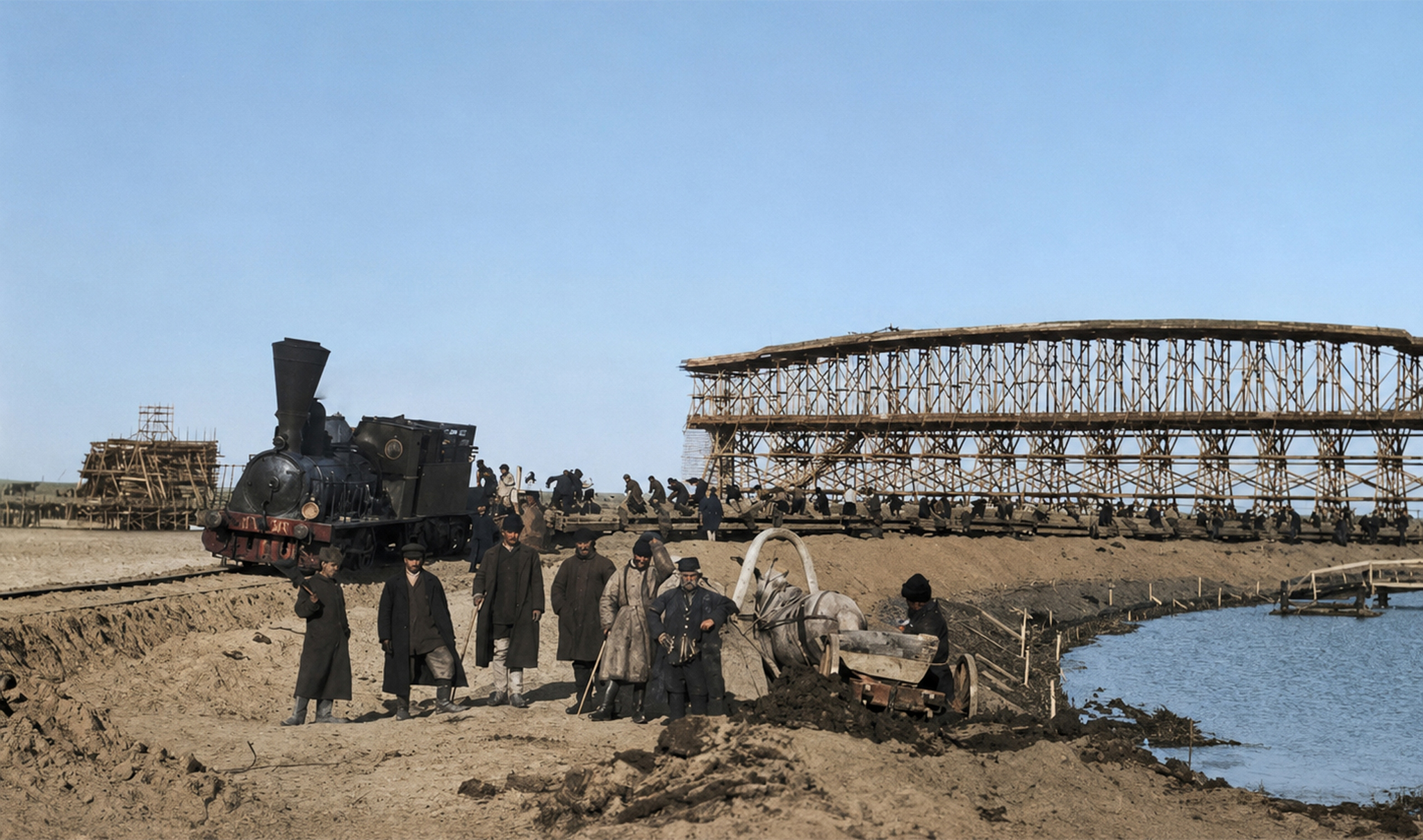 Restored vintage photographs of Omsk - Series Neural networks, My, Neural Network Content, Omsk, Town, The photo, History, Old photo, Longpost