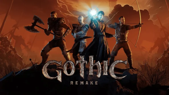 I finished Gothic 1 Remake. It's crooked, slanted, and falling apart, but it's definitely my favorite now. - My, Games, Overview, Longpost, Gothic, Gothic, Gamers