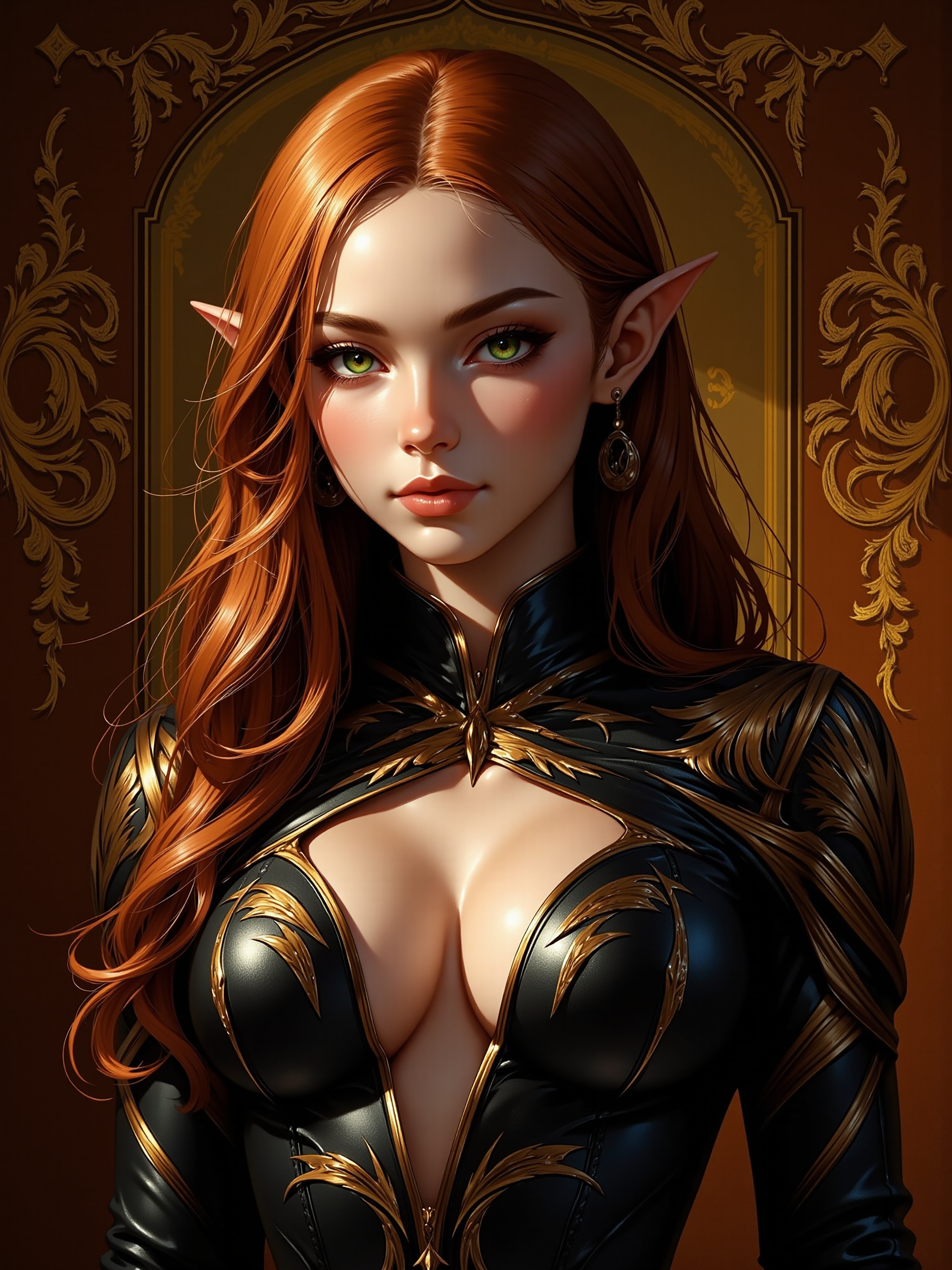 Elven Girl - My, Neural Network Content, Neural network art, Elves, Fantasy