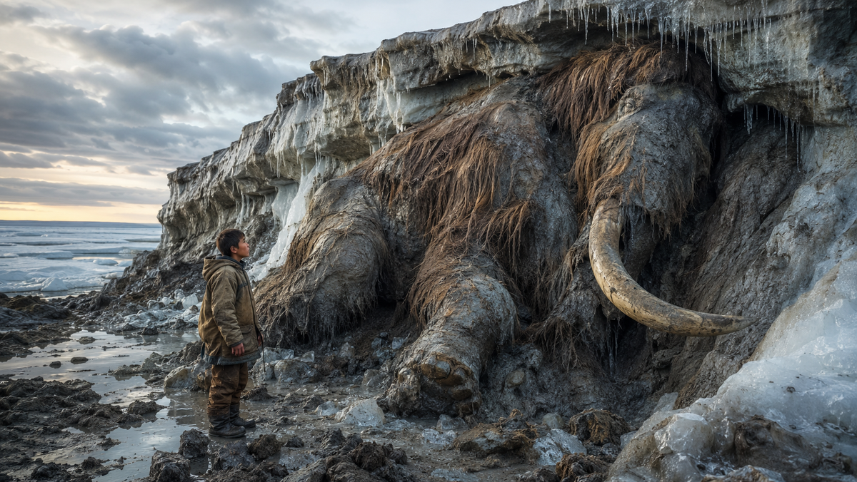 Zhenya the Mammoth: How a Boy from Taimyr Set Back Arctic History by 13,000 Years - Mammoth, Taimyr, Mammals, Animals, Wild animals, Scientists, Paleontology, Zen, Yandex Zen, Yandex Zen (link), Longpost