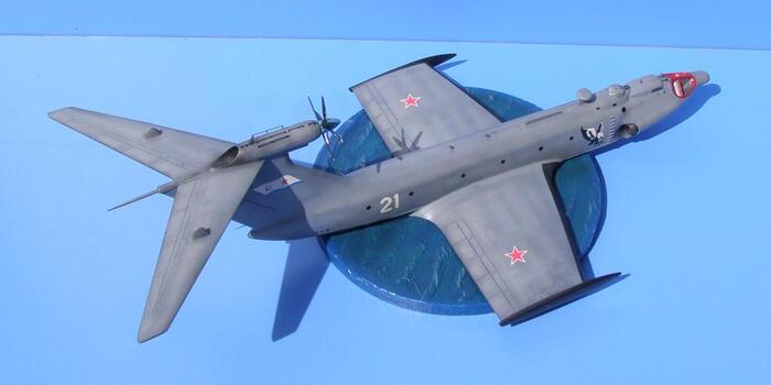Модель Экраноплан А-90 Орленок. Звезда, масштаб 1/144.