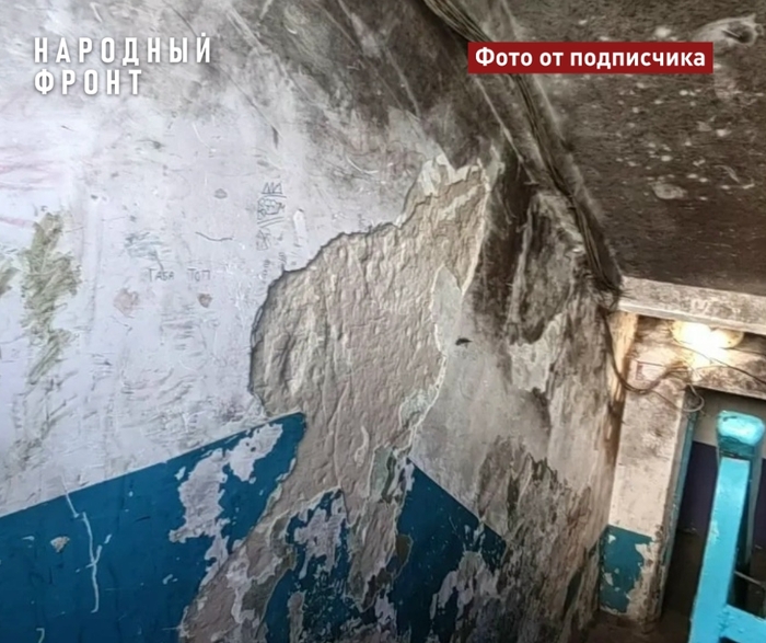 Бастрыкин потребовал доклад о доме на Лазо, где течет вода в подвале, а подъезды покрыты копотью