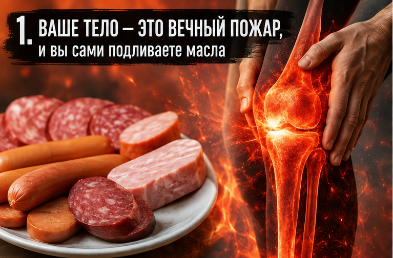 Sausage vs. Joints: Who Will Win This Meaty Drama? - Series Do you like to eat a lot  Do this right, Bad habits, Addiction, Healthy lifestyle, Sport, Sports girls, Physical Education, Doctors, Advice, Sausage, Sausages, Nutrition, Proper nutrition, Fitness, Health, Salt, Surgeon, Bones, Joints click, Meat, Humor, Longpost