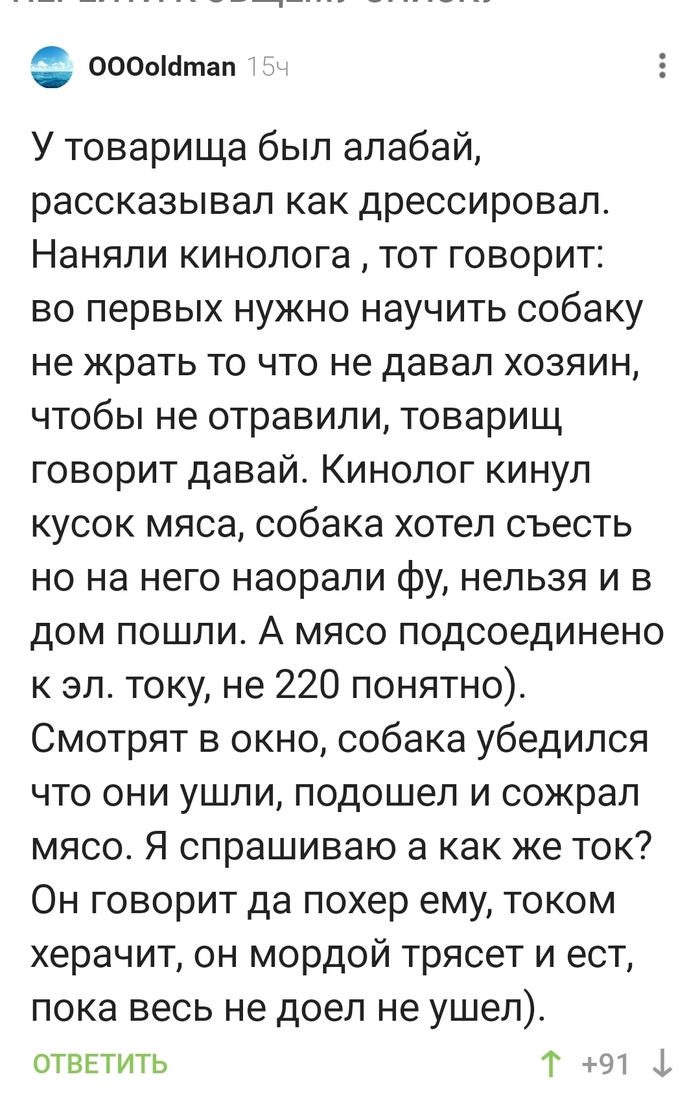 Заводи кого угодно, только не алабая!)