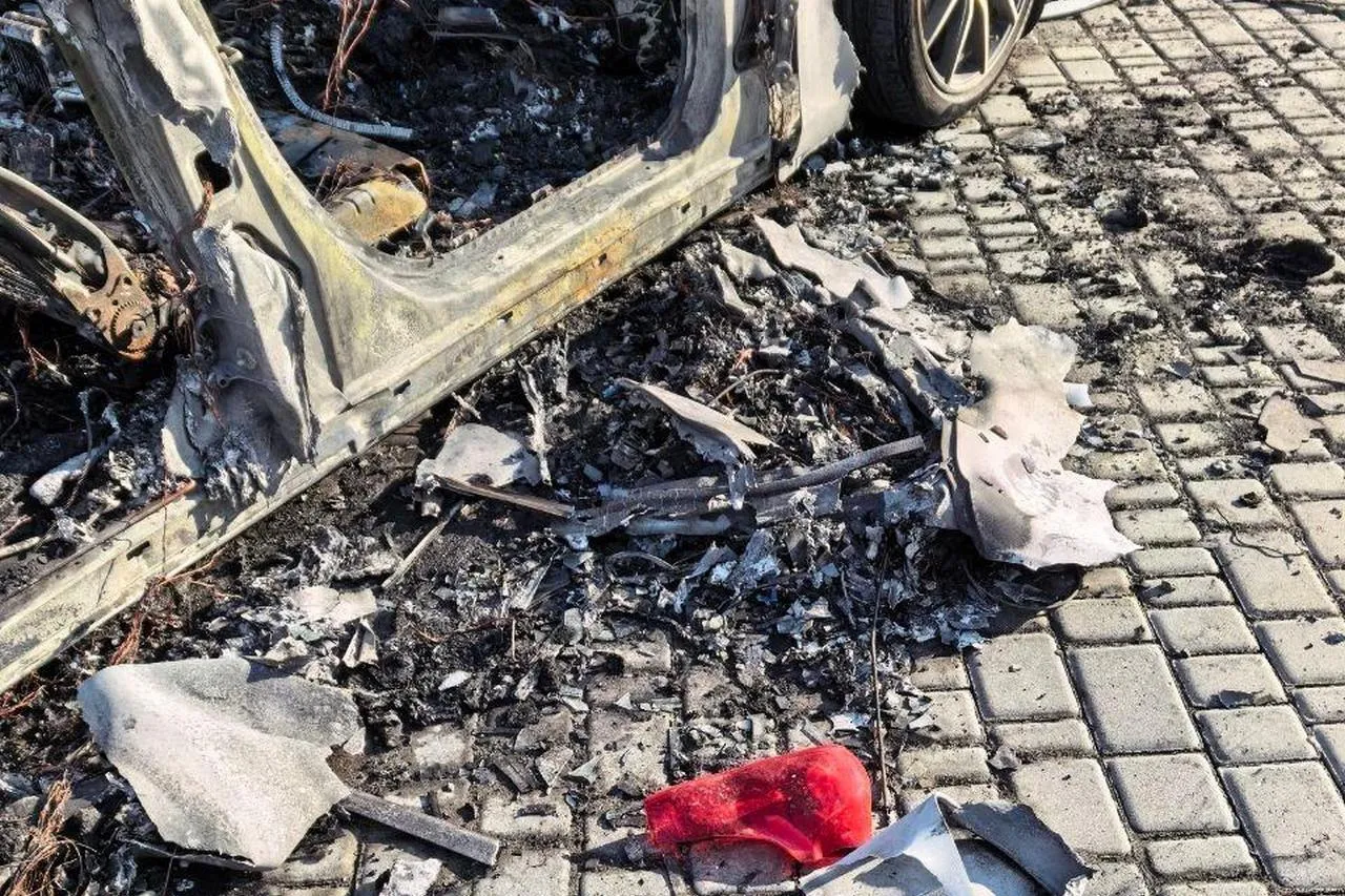A car belonging to the developer of the Upyr drones was blown up near Yekaterinburg. - Negative, Russia, Assassination attempt, Yekaterinburg, Ghoul, Explosion, Politics, Short post, Terrorist attack
