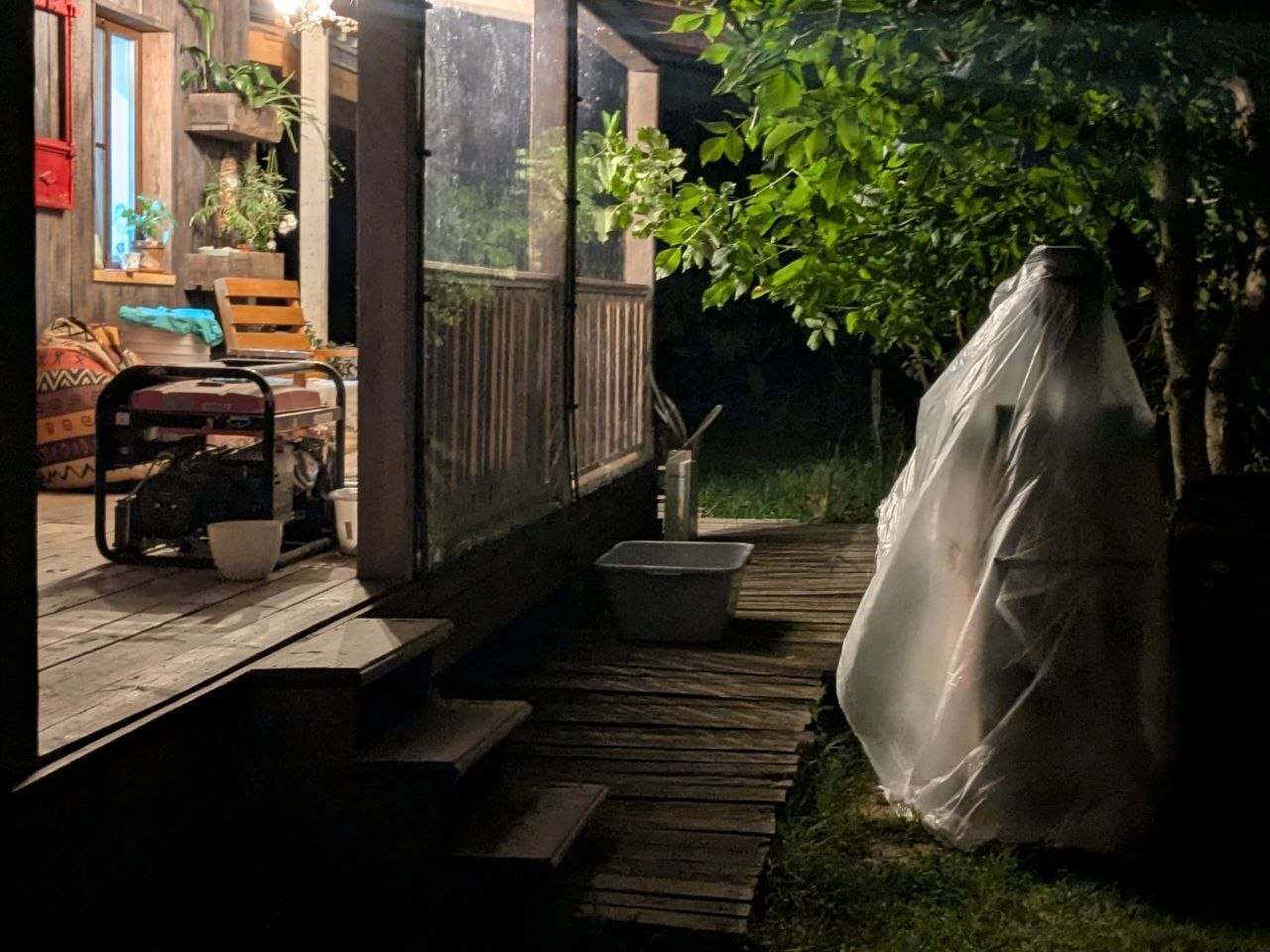 We've been waiting for this day, and it's here! The house will be transformed beyond recognition. - Series News from the manor, My, House, Dacha, Home construction, Building, Plaster, Longpost
