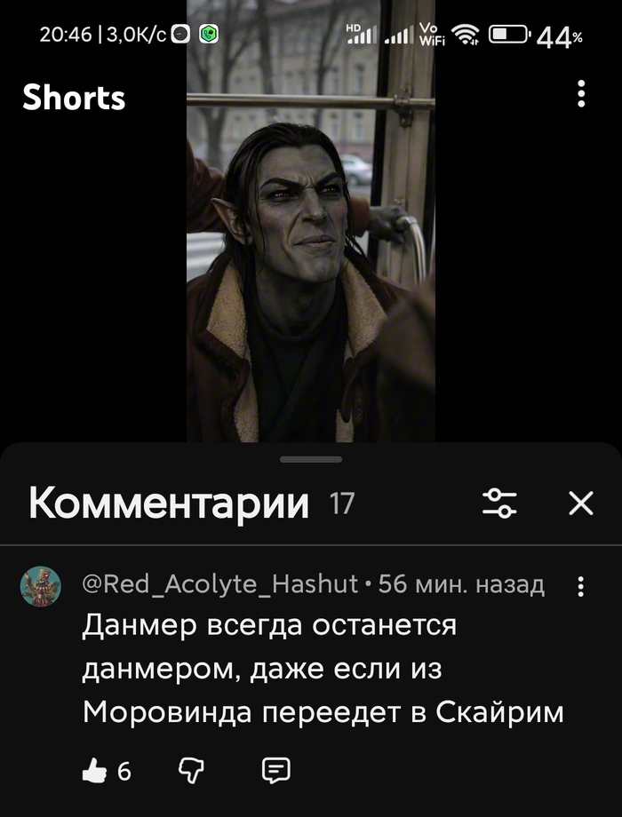 Данмер не брат Довакину ))