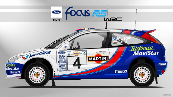 Ford Focus RS WRC.