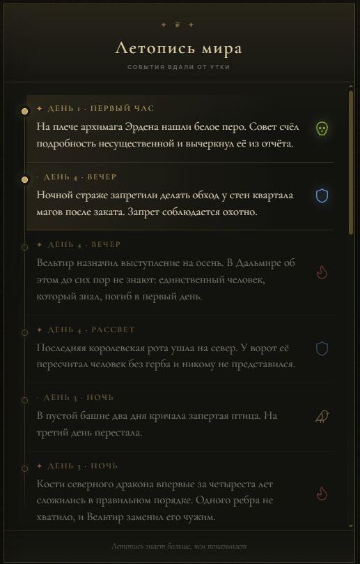 Мир реагирует на действия уточки