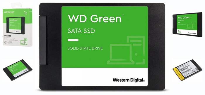 Твердотельный накопитель Western Digital Green WDS100T3G0A, 1TB, 2.5″, 545/385MB/s