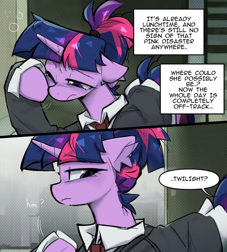 Second Shift. Part 3 - Series Office workers, My little pony, Twilight sparkle, Rarity, Longpost