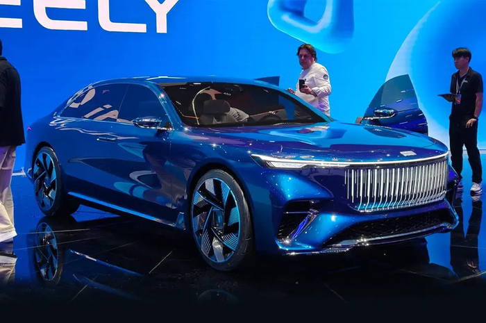 ����������� ������������� ������� Geely. �������� ������������� � Tesla � BYD ���������� ������� ������� ��������� �� ���������. ����: CarNewsChina.