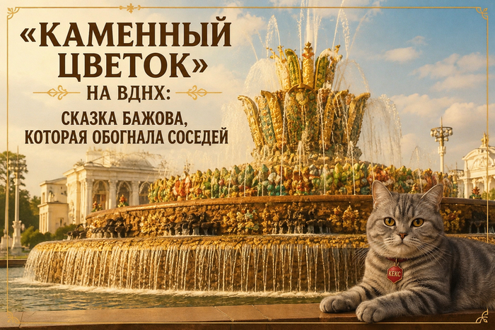 «Каменный цветок» на ВДНХ: фонтан, который должен был стать совсем другим