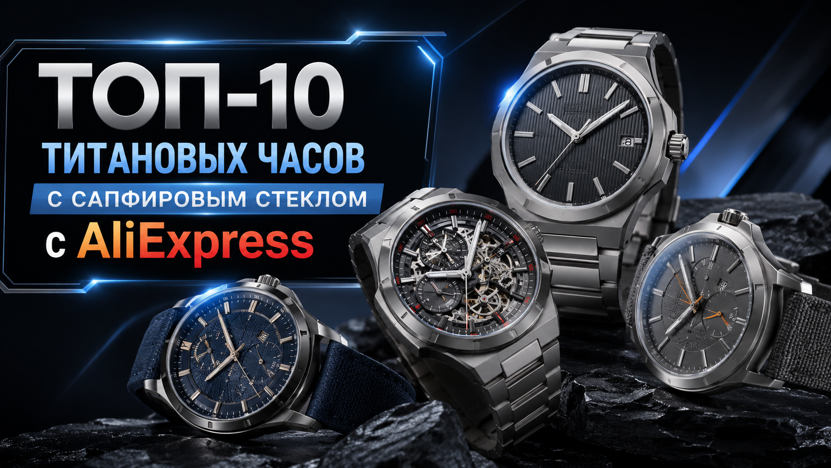 TOP 10 titanium watches with sapphire crystal on AliExpress: from affordable quartz watches to automatic divers - Series TOP AliExpress Products by BadMadSam, Men, AliExpress, Aliexpress sale, Cloth, Overview, Auto, Car, Clock, Smart watch, Artificial Intelligence, Household goods, Accessories, Travels, Tourism, Purchase, Appliances, Longpost, 