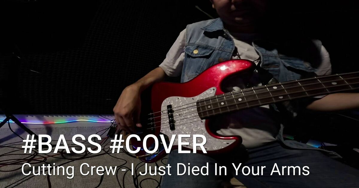 A bass cover of a track from the 80s. Live sound. - My, Music, Bass, Bas-guitar, Studio, Hits, Melody, Video, Video VK