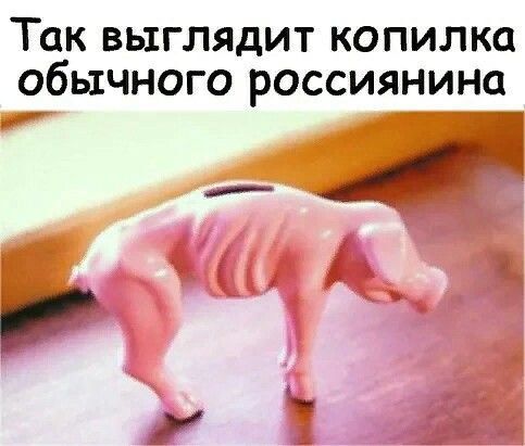 Копилка обычного россиянина