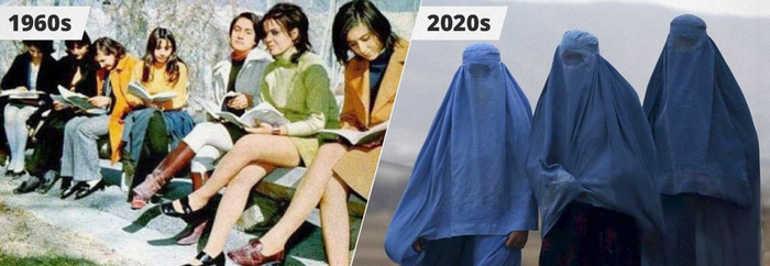 Афганистан 1960 и Афганистан 2020