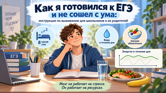 Как я готовился к ЕГЭ и не сошел с ума: инструкция по выживанию для школьников и их родителей