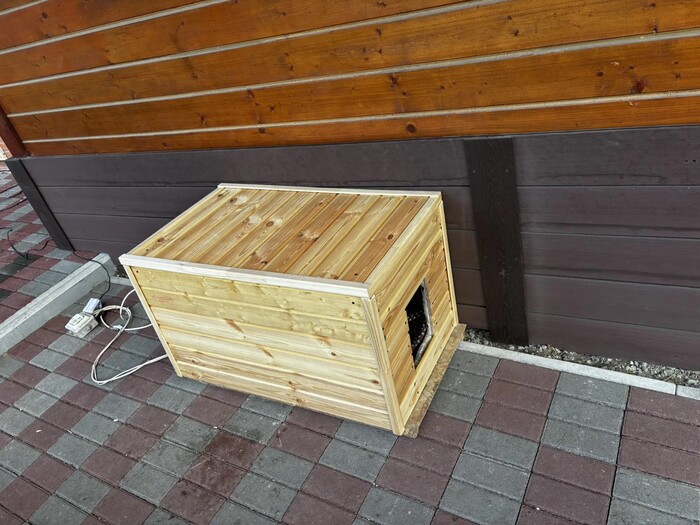 Теплая будка для собаки + Алиса