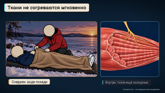Почему умение плавать может не спасти, если провалился под лёд
