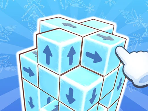 Новый Год: Куб в 3D