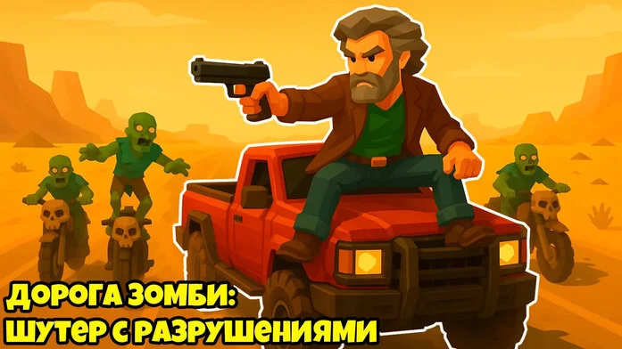 Дорога Зомби: Шутер с Разрушениями