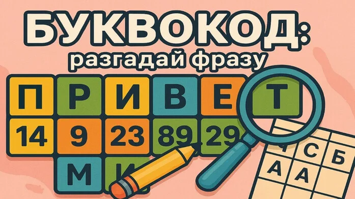 БуквоКод: разгадай фразу на Пикабу Игры