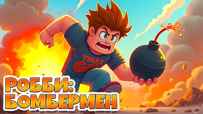 Робби: Бомбермен на Пикабу Игры