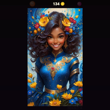 Расправляй скомканные картинки и собирай их в альбом.