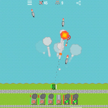 Защити атомную станцию от вражеских ракет