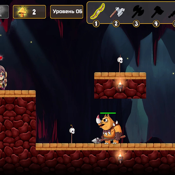 Отправляйтесь в джунгли, наводненные воинами-мутантами-носорогами! Как храбрый герой племени, спасите захваченных жителей деревни, сразитесь с жестокими врагами и победите могущественных боссов-носорогов.