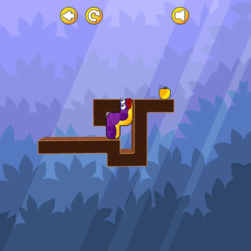 В этой увлекательной платформерной головоломке вам предстоит провести червяка к заветному золотому яблоку, преодолевая хитрые препятствия и опасные пропасти. Главный секрет успеха - контроль над длиной вашего червяка.